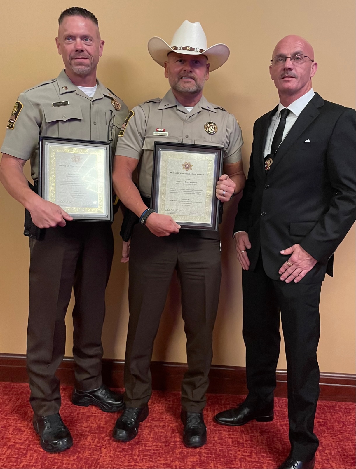 Canadian County Deputies recognized with Commendation Awards