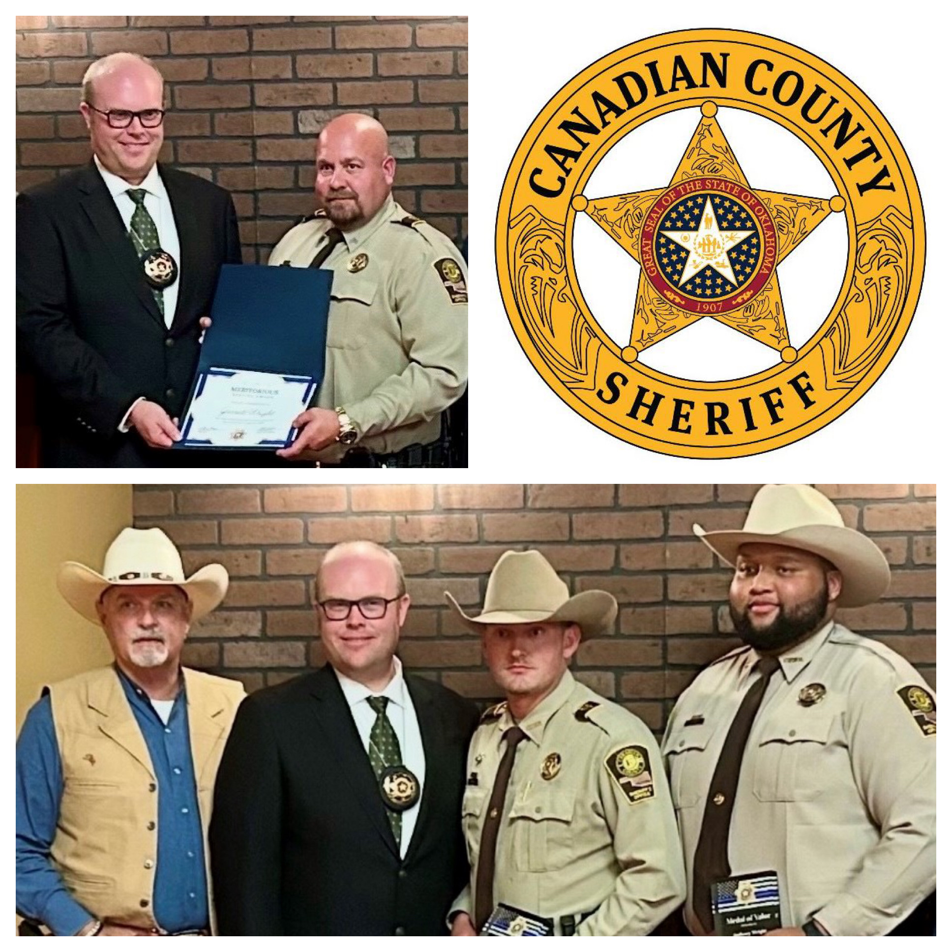 SHERIFFS DEPUTIES RECOGNIZED - Canadian County Sheriff's Office